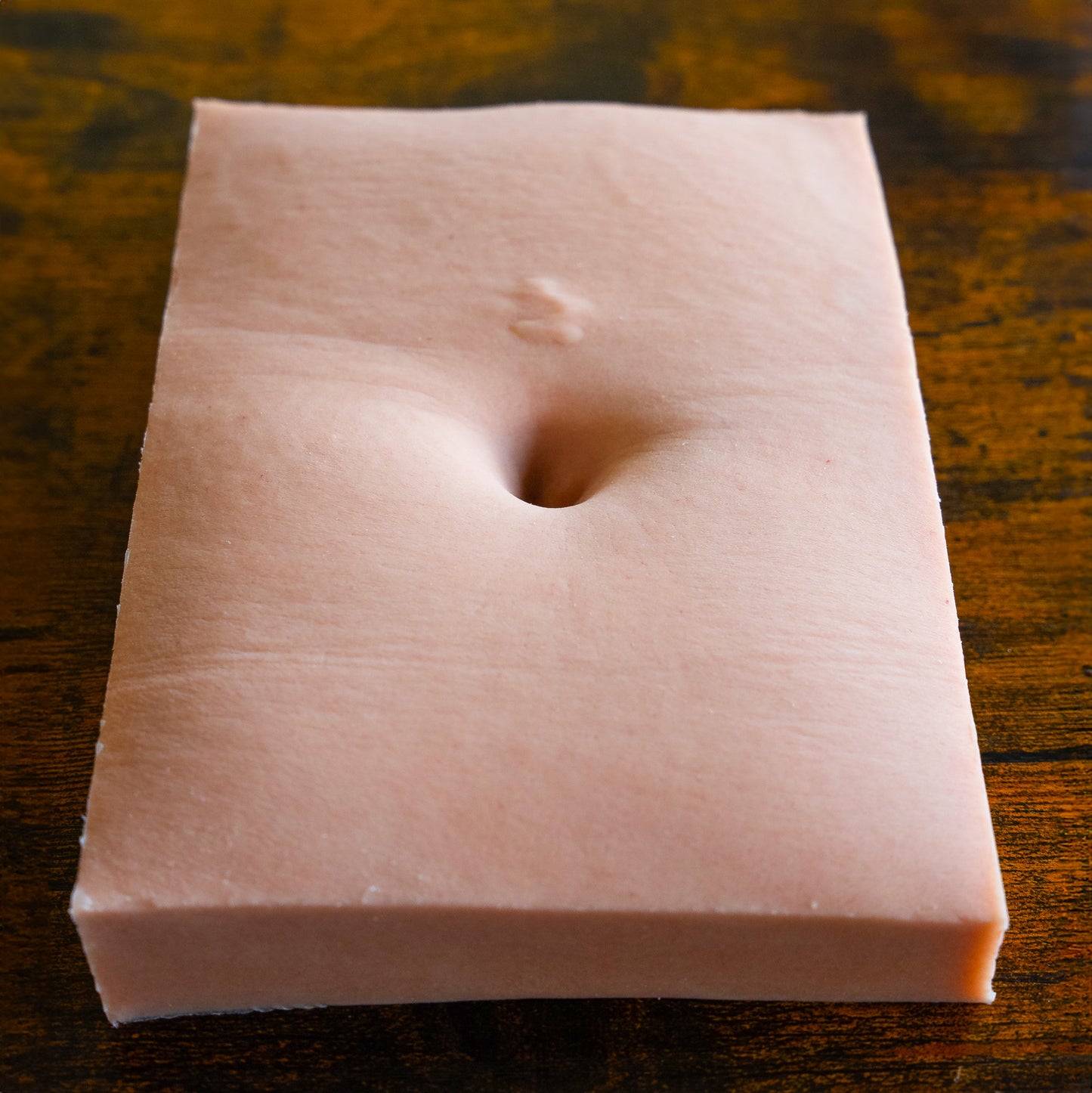 "Willow Mini Slab" - Realistic Belly Button Silicone Display