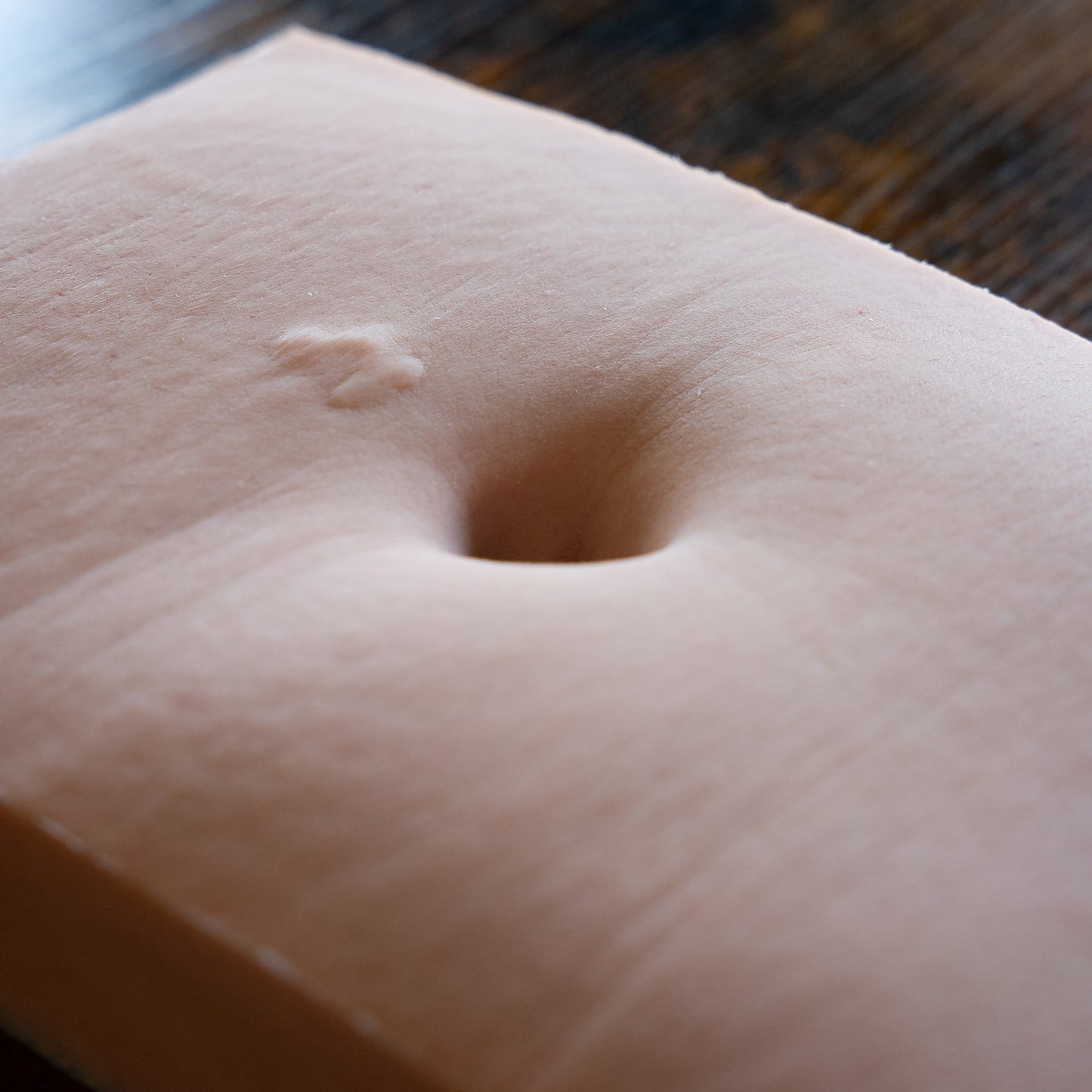 "Willow Mini Slab" - Realistic Belly Button Silicone Display